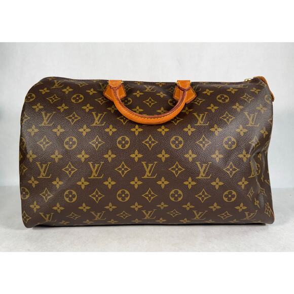 Louis Vuitton Speedy 40 Monogram Canvas Shoulder Bag Authentic MSRP $1600 - Picture 1 of 14